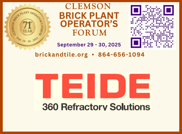 TEIDE Refractory Solutions en el Clemson Brick Forum 2025
